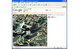 「Google Map」が正式に日本でも提供開始された。「Googleローカル」「Googleマップ」の名称で、地域のビジネス情報、地図、Google Earthのサテライト画像まで、指定した地域の情報を検索・入手することが、日本語でも可能となった。の画像
