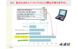 スライドショー開始時にペンの種類を選択して操作する。ポイントとなる箇所に、手書きでコメントを書き込み、マルチタッチ操作でプレゼンを進めるの画像