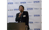 エプソン取締役マーケティングセンター長の中野修義氏の画像