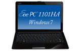 「Eee PC 1101HA-WP」（クリスタルブラック）の画像