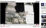 　NASAは、YouTubeの公式チャンネルに国際宇宙ステーション（ISS）に滞在しているクルーによるスペースウォーク（船外活動）の様子を伝える映像をアップしている。の画像