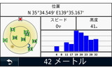 GPSの受信状況を示す表示の画像