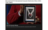 CES 2010の基調講演で明かされた「Slate PC」(基調講演の公式映像から)の画像