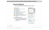 AppleのInvestor Relationsページ（画像）の画像