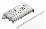 ソニーは、地上アナログ/地上デジタル/BSデジタル/CSデジタル放送の4チューナー機能を1パッケージ化したチューナーモジュール「SUV-AK45XZ」を商品化し、9月にサンプル出荷する。サンプル価格は5万円。の画像