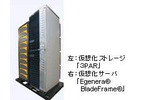 仮想化サーバ「Egenera BladeFrame」と仮想化ストレージ「3PAR」を活用の画像