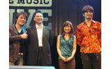 BS朝日とUSENの共同イベント「SHAKE THE MUSIC LIVE」で挨拶した押尾コータローら出演陣。の画像