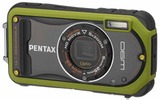 「PENTAX Optio W90」(ピスタチオグリーン)の画像