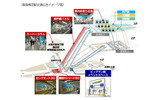 阪急梅田駅交通広告イメージの画像
