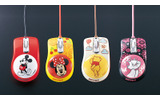 BOMU-DシリーズUSサイズ。左から、ミッキーマウス(BOMU-DUS-MK)、ミニーマウス(BOMU-DUS-MN)、くまのプーさん(BOMU-DUS-PO)、マリー(BOMU-DUS-MR)の画像