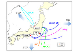 KDDI、津波の被害を受けない位置に「千倉第二海底線中継所」を新設