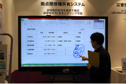 複数拠点間で情報のリアルタイム共有を可能にする災害対策ソリューション