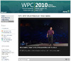 米マイクロソフト、ワシントンDCで開催中の「WPC 2010」講演動画を公開