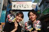 テレビ東京新人アナ、戸越銀座で地デジ呼び掛け