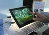 【COMPUTEX TAIPEI 2011（Vol.11）：動画】スライド式キーボードでノートにもなるタブレット「Eee Pad Slider」
