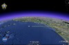 スペースシャトル「アトランティス」を、Google Earthでリアルタイムトラッキング
