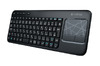 ロジクール、大型タッチパッド搭載のワイヤレスキーボード「K400」