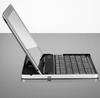 Bluetoothキーボードを搭載したiPad 2専用アルミニウムカバー