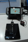 【Interop 2006】 携帯電話やiPodなどが充電できるUSB端子付きバッテリー