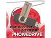 エムトゥエックス、イヤフォンとマイク付きUSBメモリ「PhoneDrive」