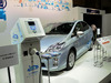 【CEATEC 2011(Vol.29)】トヨタの充電スタンドG-Stationがau Wi-Fi SPOTの基地局に