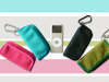 suono、カラビナ付きのカラフルな第2世代iPod nano用コットンケース