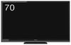シャープ、迫力の大画面70型液晶テレビ「アクオス」……実売55万円前後