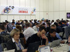 【MWC 2012 Vol.22(動画)】空席を探すのはひと苦労!プレスルームは常に満席状態