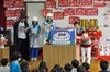 カルピス、被災地の保育所で「ひな祭り」に元気をプレゼント