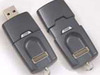エムコマース、指紋認証機能付きUSBフラッシュメモリ2GBモデル