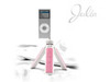 フォーカルポイント、iPodアクセサリブランド「Julia」の三脚型ポータブルスピーカー