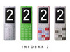 丸みを帯びた形状でワンセグなど新機能も搭載——KDDI「INFOBAR 2」を発表