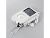 コードが邪魔になることがないiPod classic/touchのレザー/ハードケース、エレコム