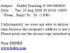 G DATA Software、FedExを騙るウイルス添付メールを警告、今週に入って日本でも確認