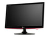 LG、フルHD表示対応の21.5V型液晶ディスプレイ——赤色LED搭載のレッドデザイン