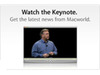 米アップル、Macworld 2009での基調講演をアップルサイトで配信開始