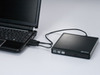 電力不足を補う「ダブル給電ケーブル」に対応するUSB接続のポータブル外付けDVDドライブ