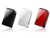 バッファロー、光沢3色カラバリの耐衝撃USBポータブルHDD