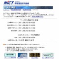 NICTでは、日本標準時（JST）とローカルPCの差異を表示するページも用意している