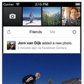「Facebook camera」操作画面