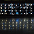 LEDバックライトで光るキーボード