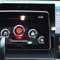 『Mazda Connect』でのリンクを指定する画面。左下のウィンドウと指定したアイコンがリンクする