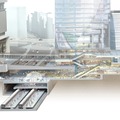 将来の渋谷駅の様子。東口地下広場によって副都心線・東横線とJR線の乗り換えが便利になる
