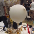 Kikyu・orgの「成層圏気球プラットフォーム」。より高くまで気球を上げるための成層圏気球調整バルブのデモを実施