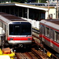 東京メトロの丸ノ内線。2022年度末の稼働を目指して無線式の列車制御システムが導入されることになった。