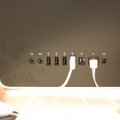 左からヘッドホン出力/オーディオ入出力/USB2.0×4/Firewire800/Gigabit Ethernet/Mini DisplayPort