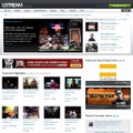 Ustreamサイト（画像）