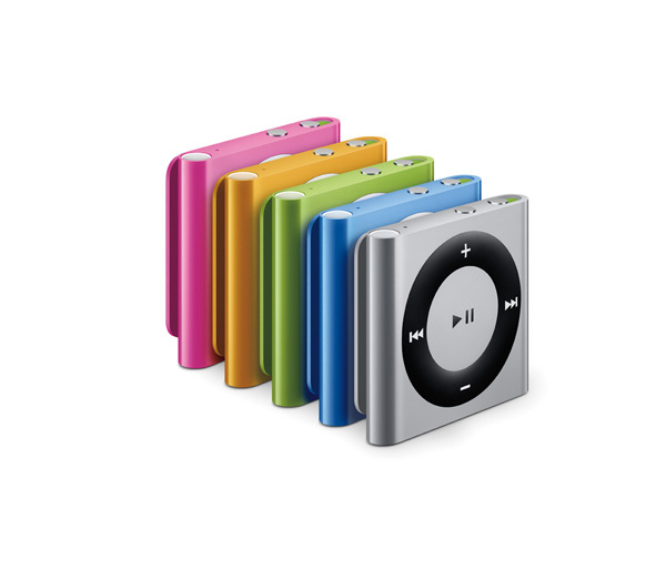 iPod shuffleはデザインが第2世代に戻った印象