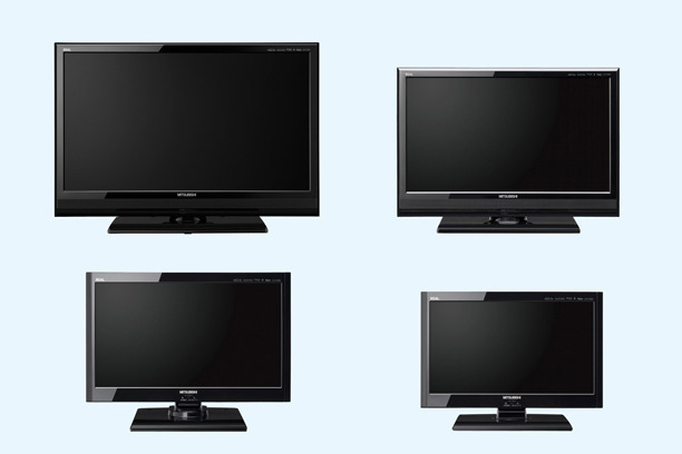 上段左：「LCD-32ML10」/右：「LCD-26ML10」/下段左：「LCD-22ML10」/右：「LCD-19LB10」