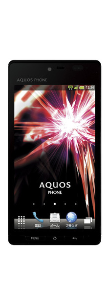 「AQUOS PHONE SoftBank 102SH」（ブラック）